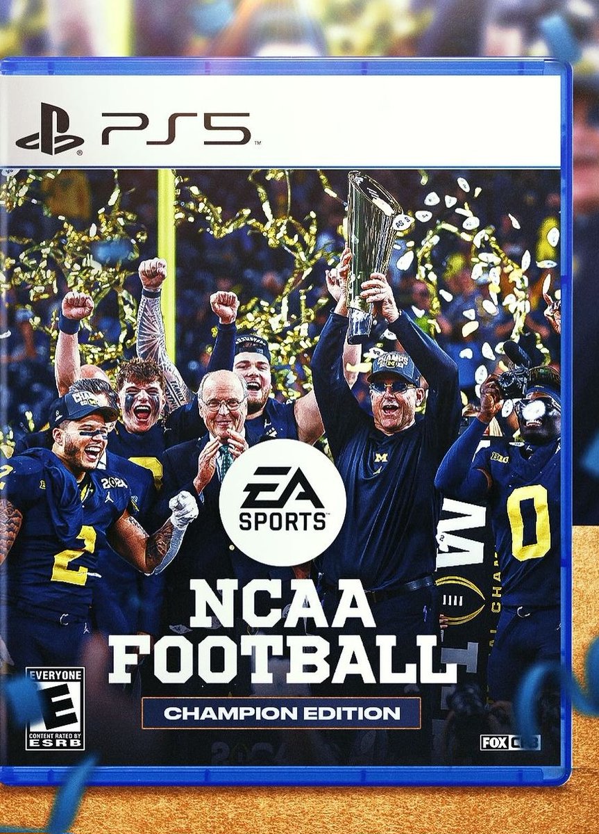 knows_stan's tweet photo. PreOrders are now live for #NCAA24  Playstation and Xbox #Amazon 

https://t.co/wFwlfjZh7v

#NCAA24 
#CollegeFootball24 
#CollegeFootball  
#CFPChampionship 
#CFPNationalChampionship   
#MichiganWolverines  
#GoBlue 
#Nobody 
#PlayStation5  
#ps5 
#EASports 
#Amazon 
#Xbox https://t.co/UZUcW8wGc4