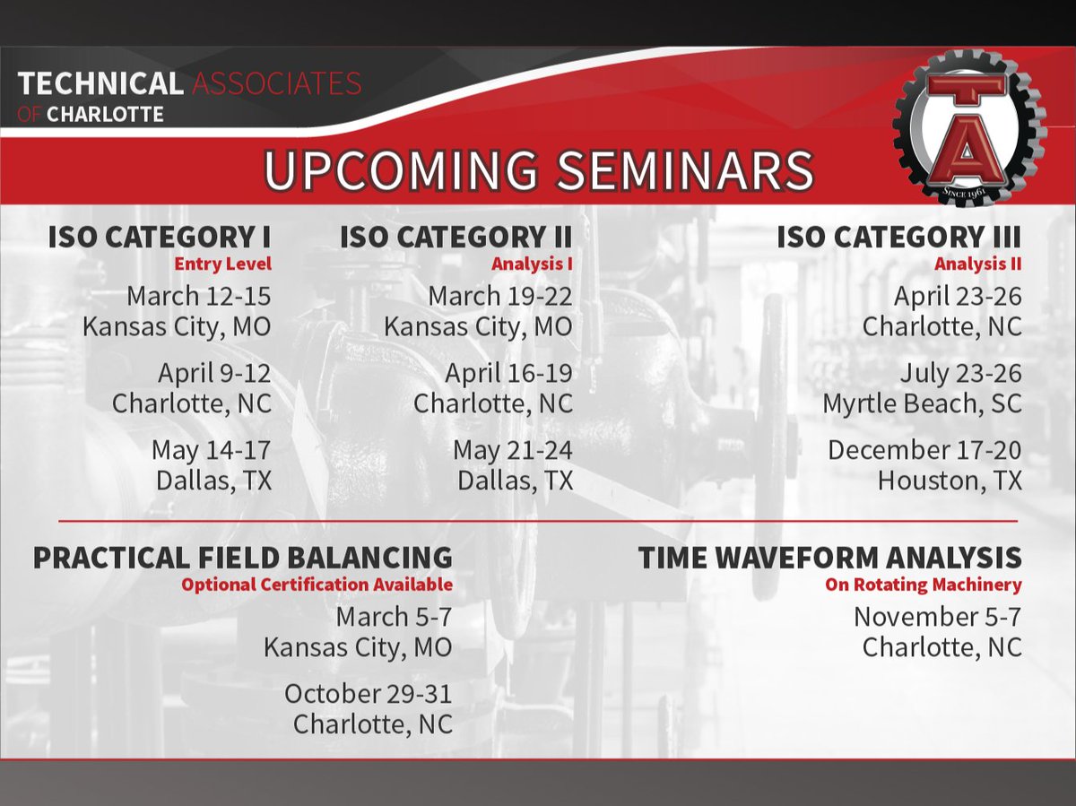TechnicalAssoc's tweet photo. 🎓Register TODAY for NEXT Month's upcoming seminars! 📍Check out our NEW LOCATION in Atlanta, Georgia!

Click the link below to register for a seminar. After filling out the registration form, visit our Online Store to select and pay for your seminar(s).

https://t.co/dAPOpH2W9g https://t.co/dCQLo6QEVO