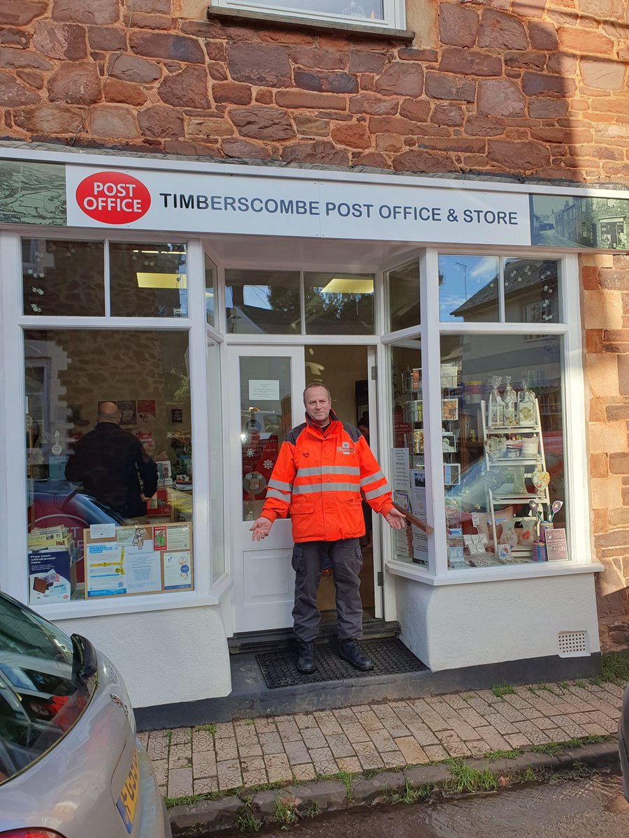 Farewell Keith. Wonderful #postie #Timberscombe for many years. #happyretirement Thank you! #postoffice