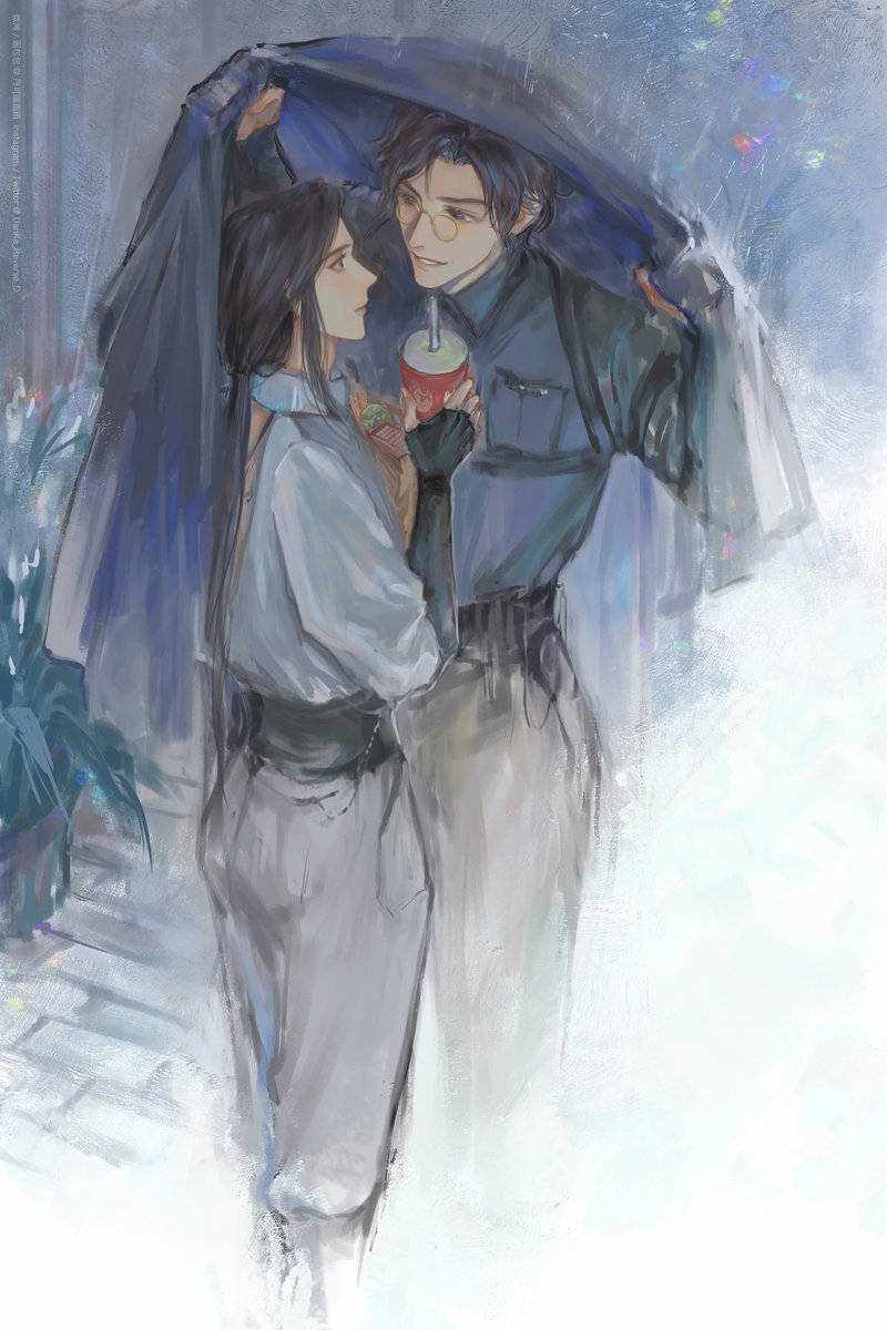 DanKe_Reverse_D's tweet photo. I hereby open the right to use these two modern RanWan arts~ Private use ONLY. Pls feel free to either print or keep them in your own collection, after retweeting and liking this post~😘 
Thank you for your love~
#2ha #ranwan #二哈和他的白猫师尊 #燃晚 https://t.co/J0aZcQEa2R