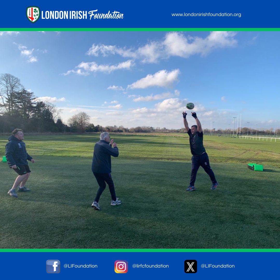 LIFoundation's tweet photo. A brilliant Beat The Street session this morning !

Our coaches Rhys and James put the group through a gruelling workout and the team absolutely smashed it 🔥💪🏼

#beatthestreet #rfu #londonirishfoundation #rugby #exercise #motivation #bekind #mentalhealthawareness #homes #effort https://t.co/q9GViUyPPl