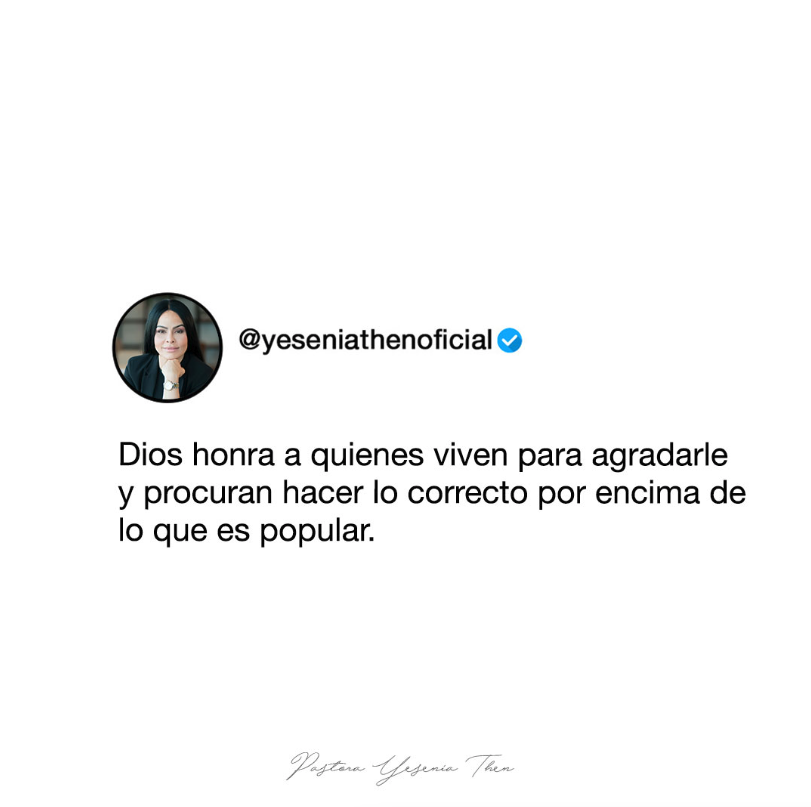 YeseniaThenOfi's tweet photo. “Porque Dios no es injusto como para olvidarse de las obras y del amor que en su nombre ustedes han demostrado”. Hebreos 6:10 (NVI) #yeseniathen #frases https://t.co/X6VpEQghld