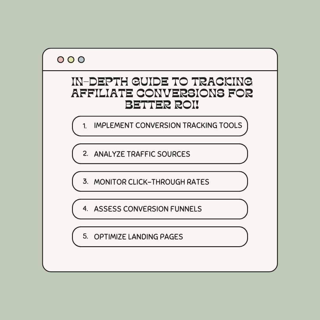 planaplanning's tweet image. 📊💹 Maximize your affiliate earnings! Dive into our in-depth guide to effectively track conversions and optimize your ROI. Track, analyze, and profit! 💰

#AffiliateConversions #ROItracking #ConversionAnalytics #AffiliateMarketingGuide #AffiliateROI