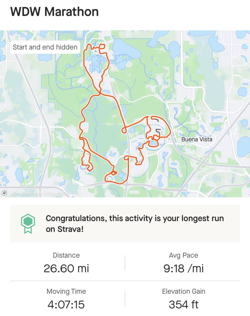 scheffou's tweet image. Well it wasn’t pretty but just ran my first marathon as part of the @runDisney @WaltDisneyWorld marathon weekend!