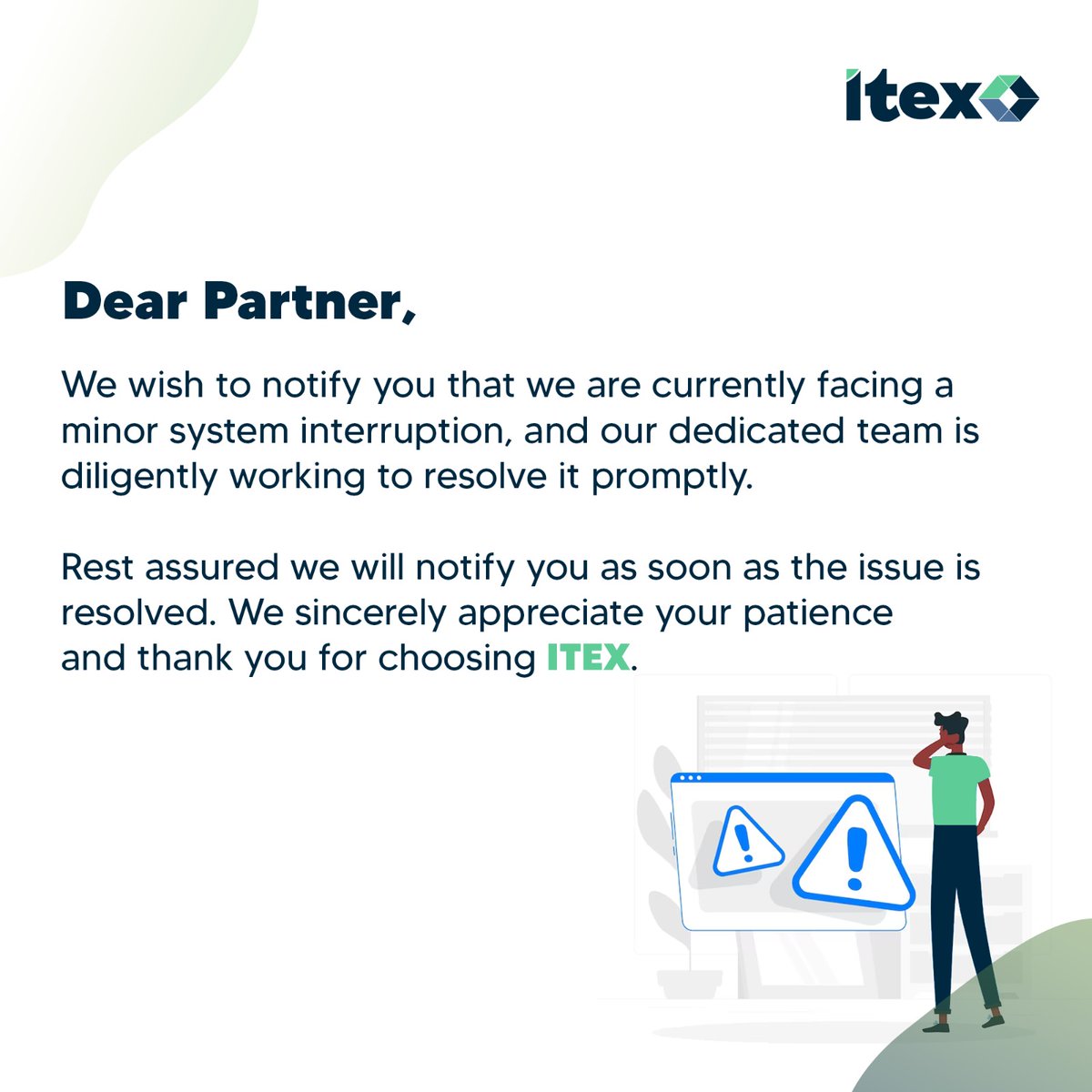 itex_ng's tweet image. ATTENTION🚨

Kindly bear with us.

#downtime
#paymentservice
#resolution