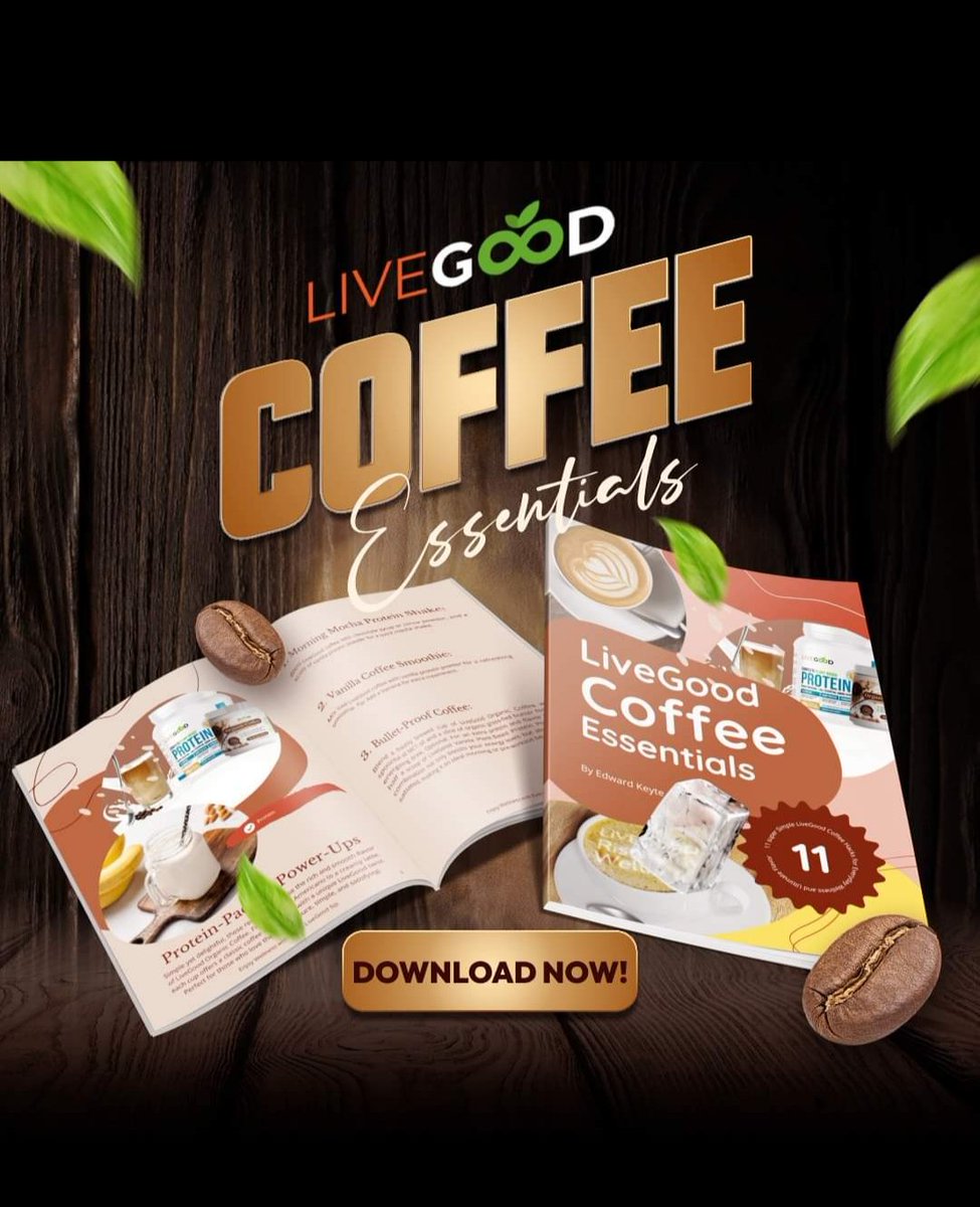 ☕🌿 Attention all coffee enthusiasts! Get ready 2 elevate your coffee game with our exclusive FREE download – 'LiveGood Coffee Essentials' 
Download here: 
drive.google.com/file/d/1CF3iQV…

Get started here: livegoodtour.com/DSD

#CoffeeLovers #LiveGood #OrganicCoffee #HealthyBrew