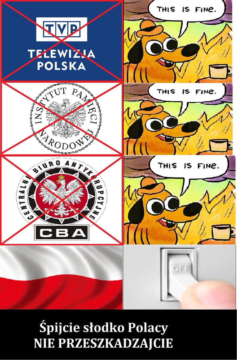 All Polish institutions are being slowly liquidated or turned upside down:

—Public TV
—The Institute of National Remembrance
—The Anticorruption Bureau (yeah… not kidding)

The Civic Coalition, upon assuming power, planned to eliminate up to 17 agencies and institutes