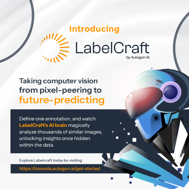 Autogon_Lkraft's tweet photo. Experience the game-changing power of Labelcraft by @Autogon_AI   in decentralizing Computer Vision! Define annotations and watch effortless visual predictive analysis happen. Witness the magic unfold at https://t.co/qnxBRlUR8S. 
Stay tuned for more!
#AI #computervisioning https://t.co/Htp7oWGipk