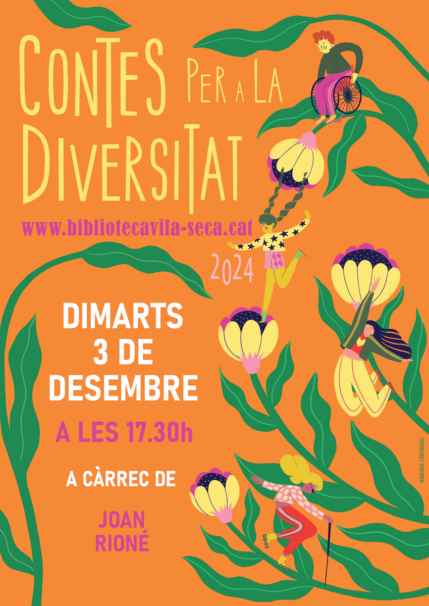 Aquest dimarts tanquem el cicle de "Contes per a la diversitat" d'aquest 2024 a la <a href="/BiblioVilaseca/">Biblioteca Pública de Vila-seca</a> amb el Joan Rioné. Us hi esperem!
