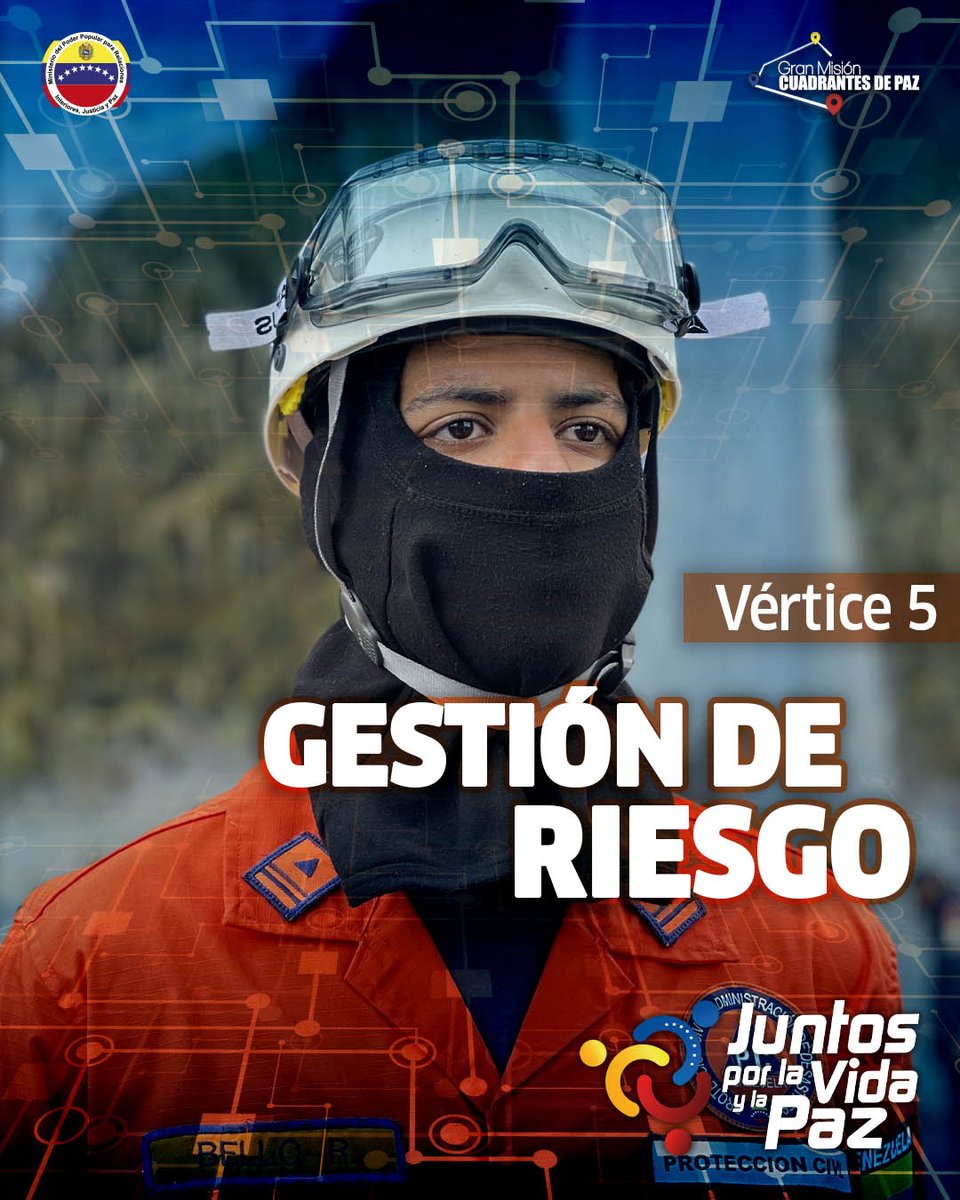Vgrpc_MIJP's tweet photo. #9Ene | El SNGR apalancado en la Gran Misión Cuadrantes de Paz, específicamente en los vértices 1 y 5, ejecuta acciones programáticas en materia de prevención y asistencia con el objetivo de dar respuesta eficaz e inmediata a la población ante eventos naturales y antrópicos. https://t.co/90OjSB1lBJ