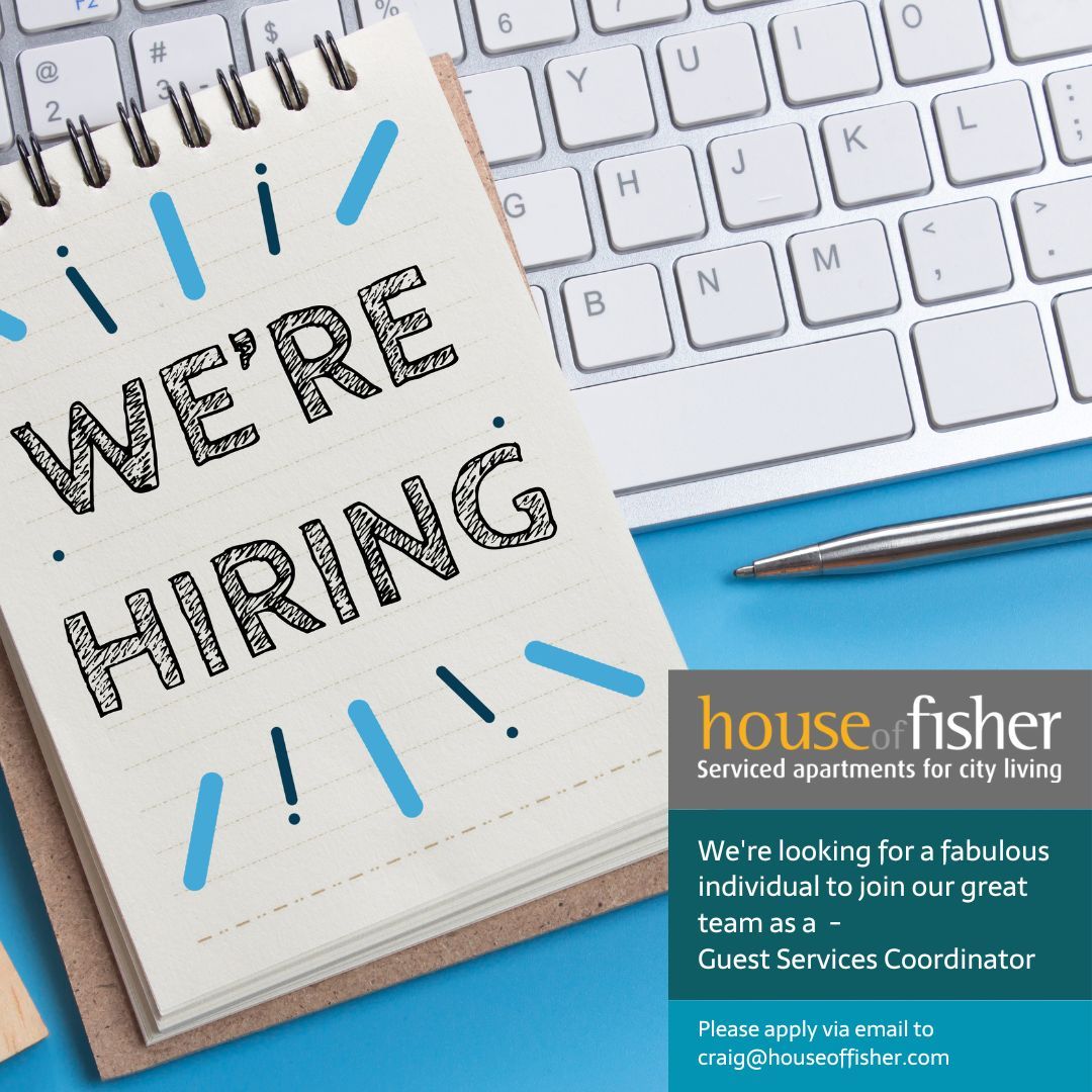 We are #HIRING!

We are looking for a lovely Guest Services Coordinator to join our fantastic #hoffamily team in #Reading.

Apply to craig@houseoffisher.com.

Read about it here: buff.ly/3QBeXXQ

No agents / recruiters please

#jobs #jobvacancy #recruitment #careers