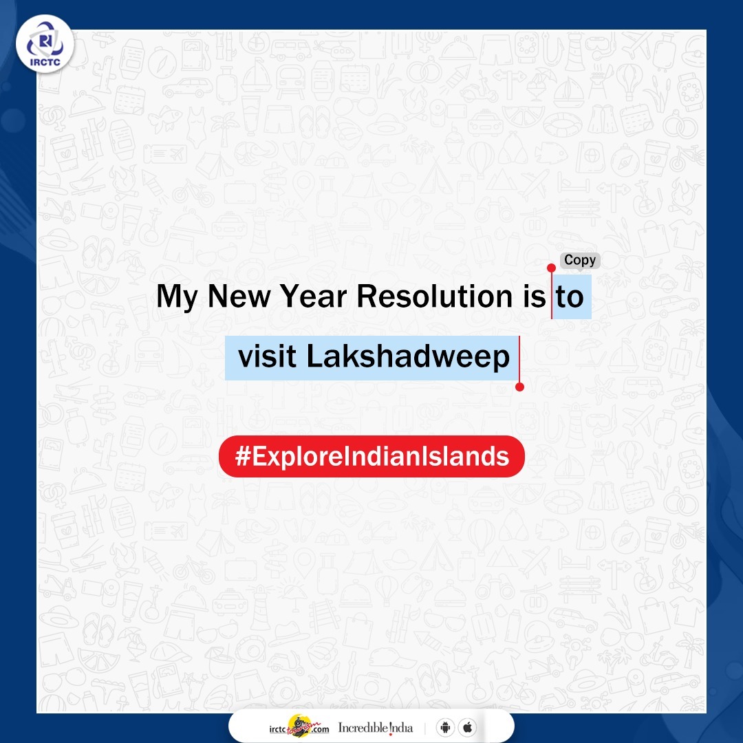 Tell us what's your #newyearresolution and which #island are you exploring in 2024?

#LakshadweepIsland #Lakshadweep #LakshadweepTourism #DekhoApnaDesh #Travel #Resolution #newyearresolutions #island
