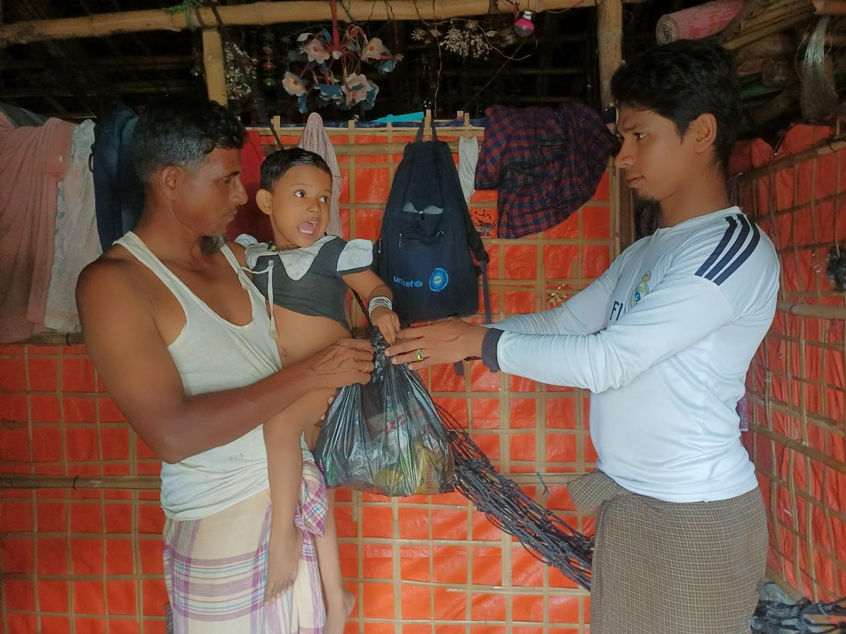 RohingyaRCI's tweet photo. Following the devastating floods in 2021, RERF was able to distribute foods and clothing to affected people. Please support us in our relief efforts today by donating to https://t.co/nDw3MsQp4x https://t.co/eYSuN7vkzW