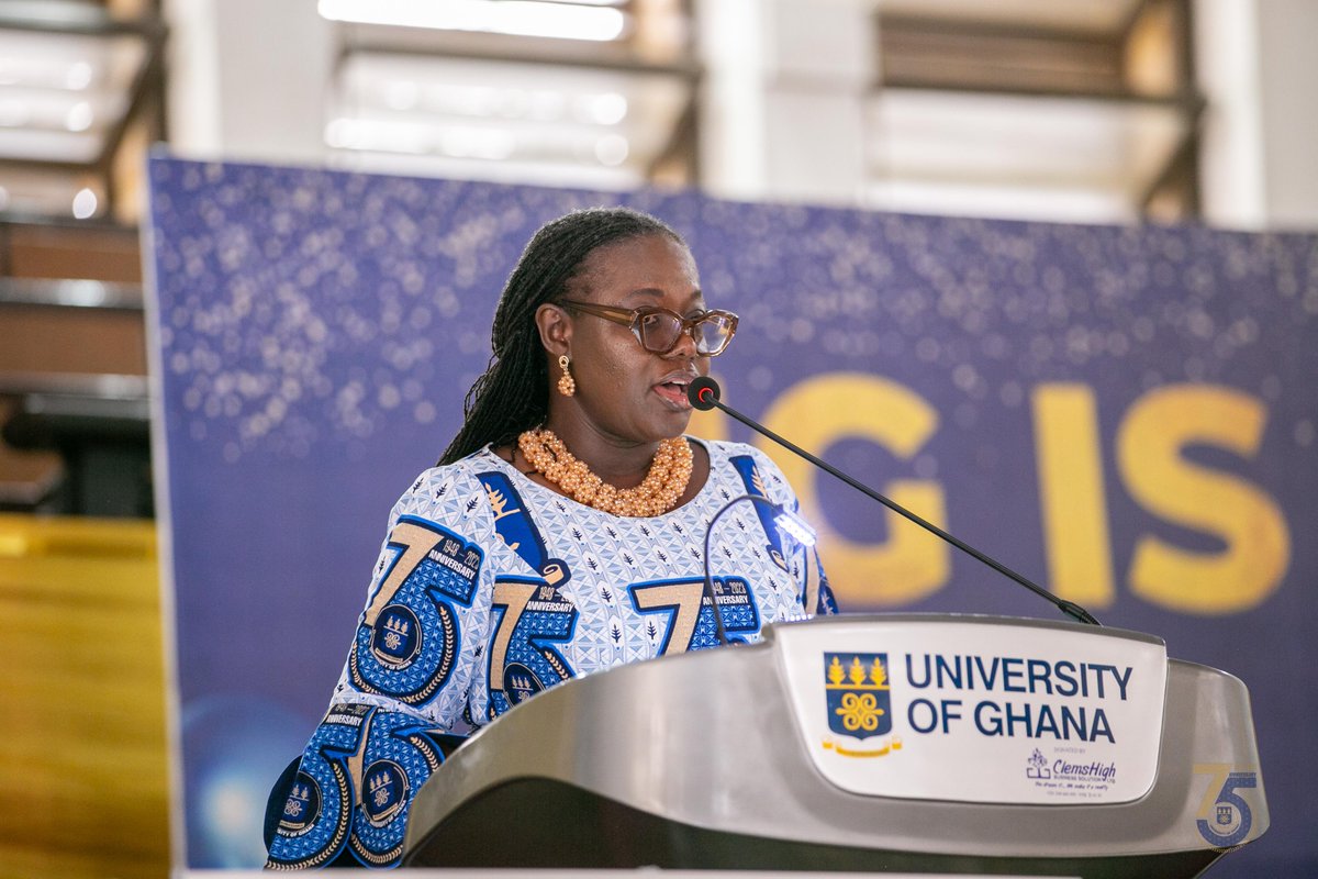 UnivofGh's tweet photo. "This project is intended to deliver first class ICT facility to unleash the IT potential of youth from all over the country" - VCs remarks at the 75 #UGANYSC

#UGANYSC
#UGIS75
#IntegriProcedamus https://t.co/M3ClT70jw7