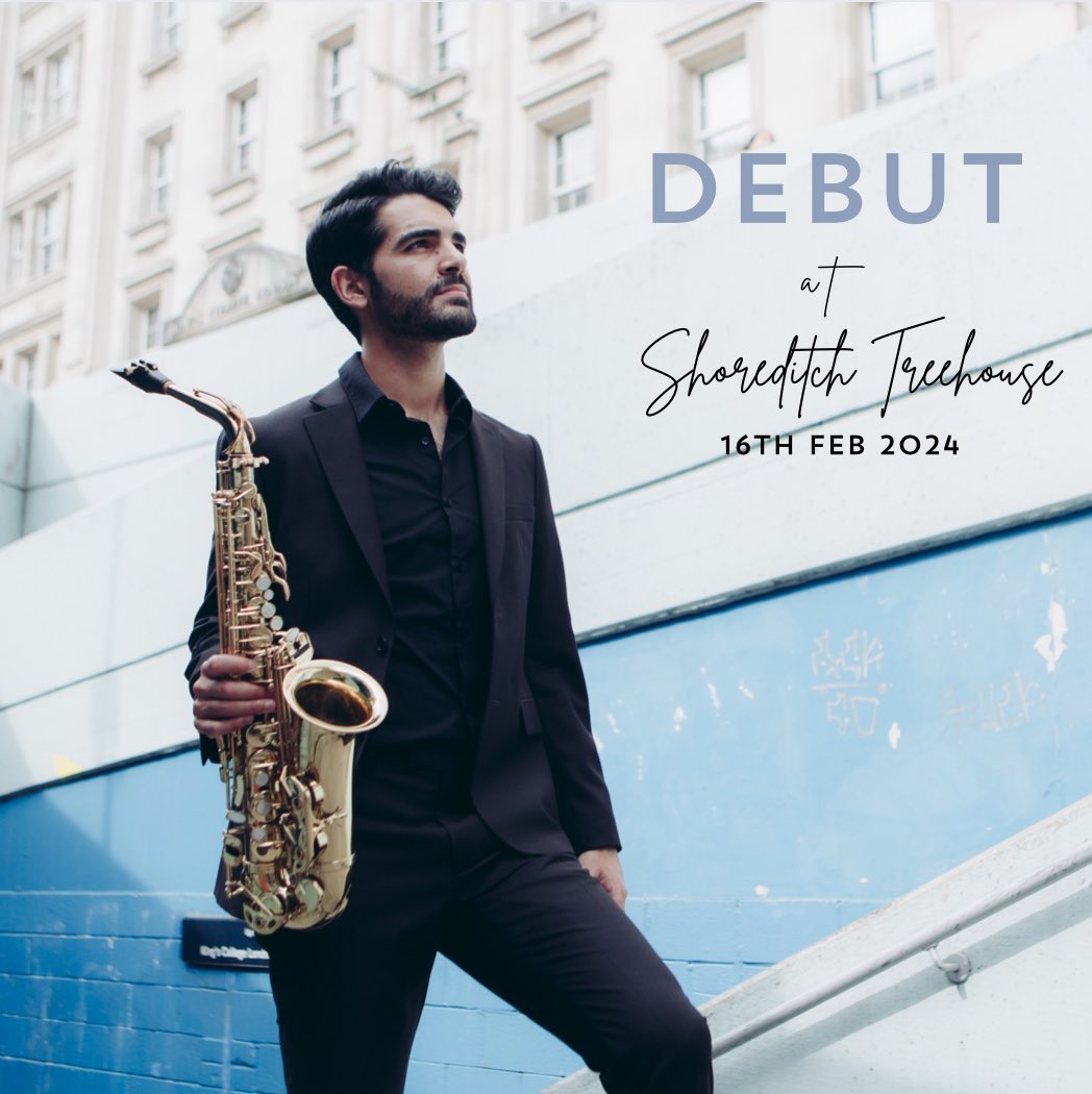 DEBUTclassical's tweet photo. He’s back!✨

Manu Brazo is returning to us in Feb for our valentines #secretconcert double bill to serenade us with his beautiful music 😍

Ticket 🔗 in bio! 

#concert #saxophone #woodwind #sax #music #musician #saxophonist #valentines https://t.co/v1BnB3Mabg