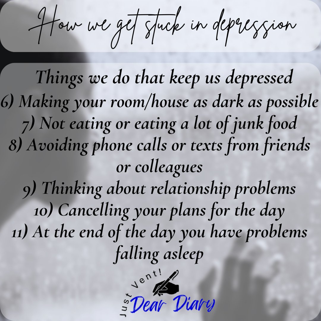 How do we get stuck in Depression? Our Actions #DAY2 #deardiary #deardiaryke #solutions #mentalhealth #mentalhealthawareness #learningaboutmentalhealth #mensmentalhealth #womensmentalhealth #depression #anxiety #ADHD #PTSD #ptsdawareness #OurActions #actions #action #our