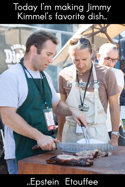 Jimmy Kimmel and Epstein's chef