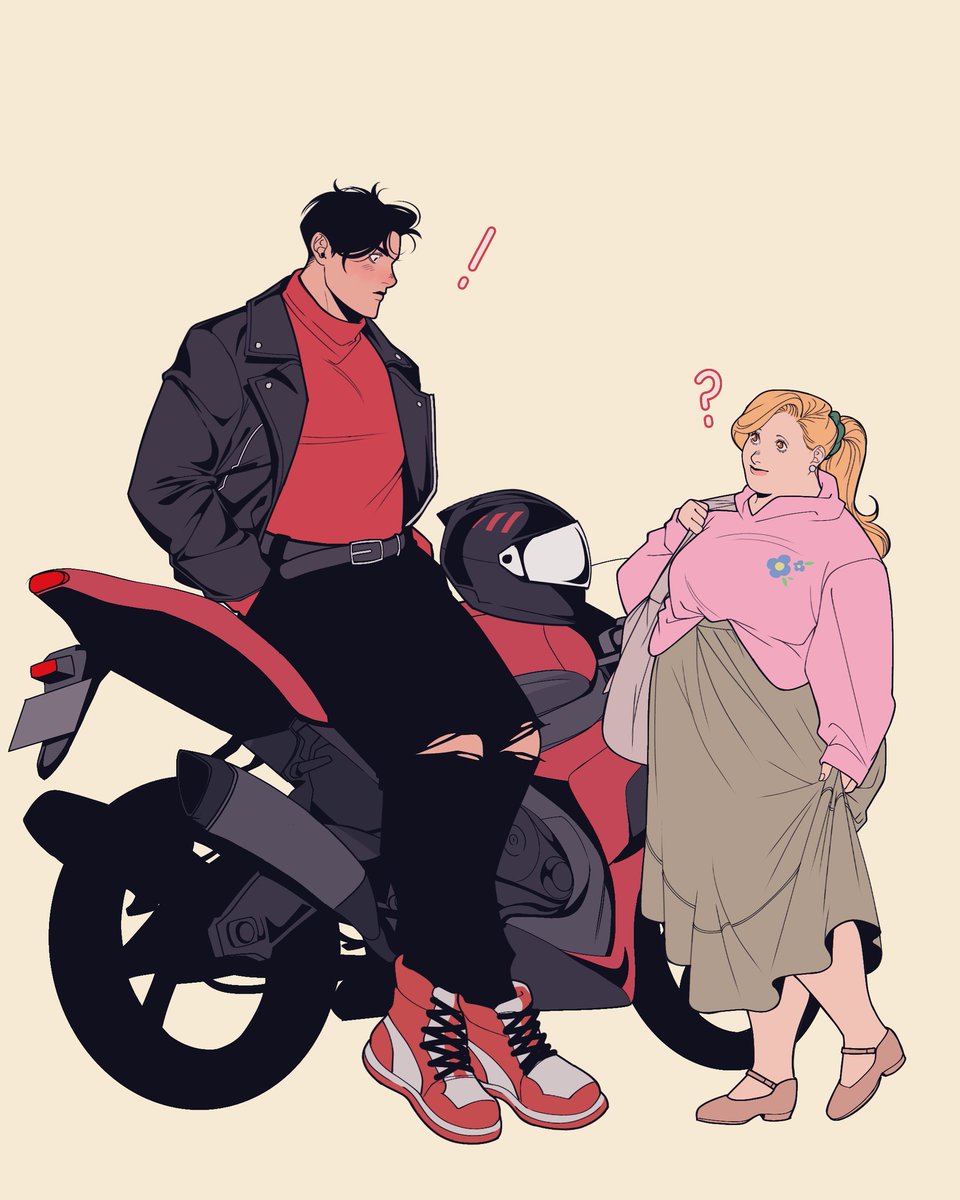 S_I_Ds's tweet photo. The black and red biker maaan https://t.co/j4IfpOrp4k