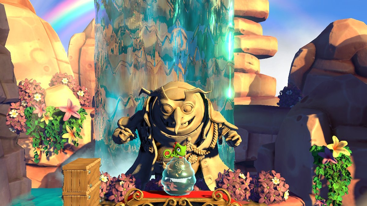 JustGreenOne's tweet photo. #YookaLaylee #ImpossibleLair #NintendoSwitch https://t.co/KW9p7DO6V1