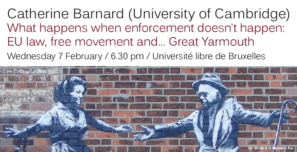 WienerAnspach's tweet photo. Registration is now open for Professor Catherine Barnard's lecture at @ULBruxelles on February 7!
As the holder of the 2023-2024 Ganshof van der Meersch Chair, Prof. Barnard will be welcomed by Prof. Chloé Brière, Director of @IEE_Bruxelles.
👉 https://t.co/4TViwr7r0V https://t.co/o0H8Qc4QY3