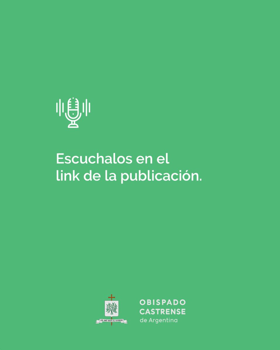 🎧 En el canal vas a poder encontrar muchos episodios para profundizar tu fe y conocer la vida de muchos santos.

➡️ Podés escucharlos desde la computadora o el celular.

open.spotify.com/show/63c7i3gab…

#podcast #vidadesantos #obispadocastrense #obispadocastrensedeargentina