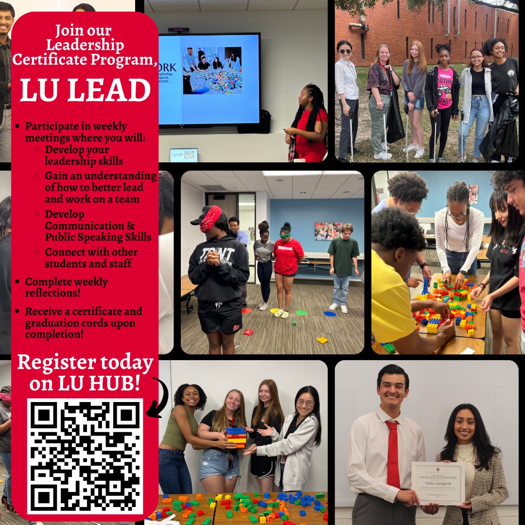 Registration for LU Lead is open on LU HUB!
Registration will close on January 19th!