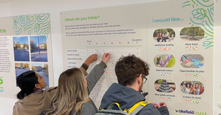 MyWakefield's tweet photo. If you are shopping in the city centre today or just on your lunch break, come along to the regen exhibition and learn more about what's in store for the city and share your thoughts and opinions via our interactive panels.
π #TrinityWalk, opposite TK MAXX https://t.co/2GKvNryf67