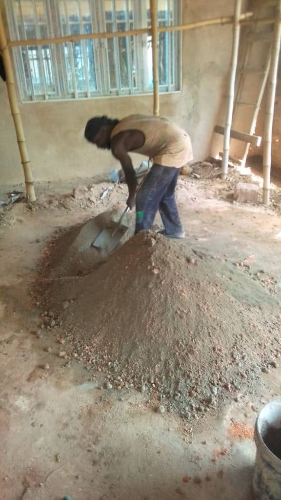CancelCancerAf's tweet photo. Men at work at the community health centre. We keep going, using every penny we get from ticket sales and donations. Thank you for supporting Cancel Cancer Africa https://t.co/5emtnOAjxA