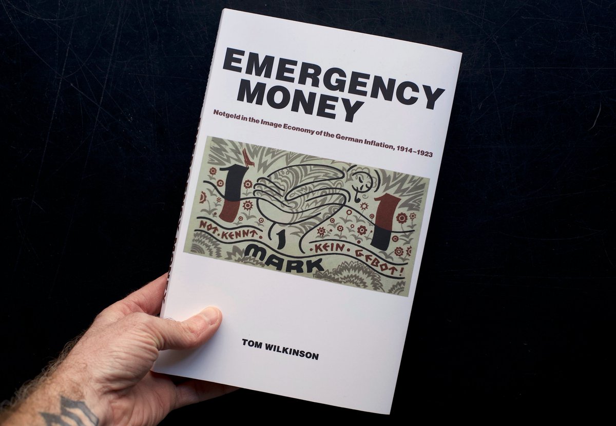 I've just received my copies of my new book, Emergency Money: Notgeld in the Image Economy of the German Inflation 1914-1923, which will be published by @mitpress later this month: mitpress.mit.edu/9780262546805/…