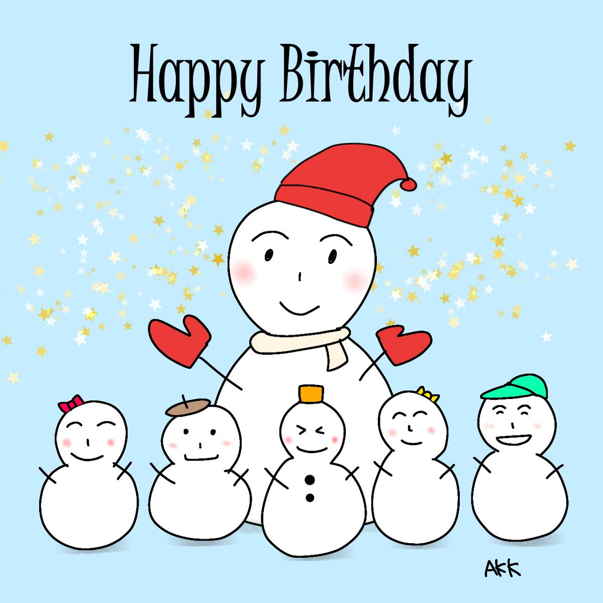 HappyAkk's tweet photo. Happy Birthday🎉

#イラスト #イラスト好きな人と繋がりたい #誕生日おめでとう #お絵描き #akkイラスト #messagecard #birthday #digitalart #illustration https://t.co/emURO8BTVP