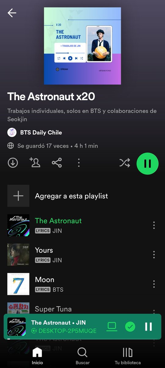 BTSDailyChile's tweet photo. #Stream_Jin #Jin

🔗https://t.co/grz2ZT6zhy https://t.co/XeTIgRRehj