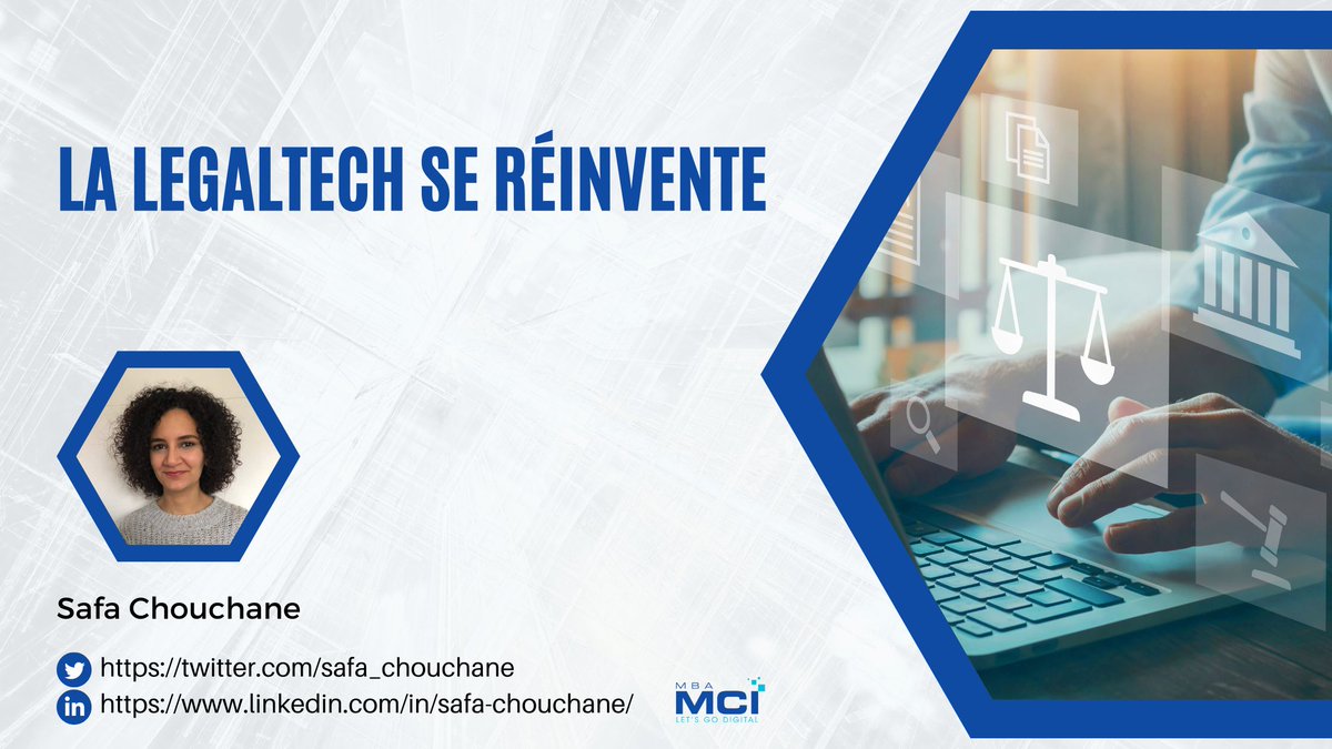 La LegalTech se réinvente - MBA MCI buff.ly/48KM5oh