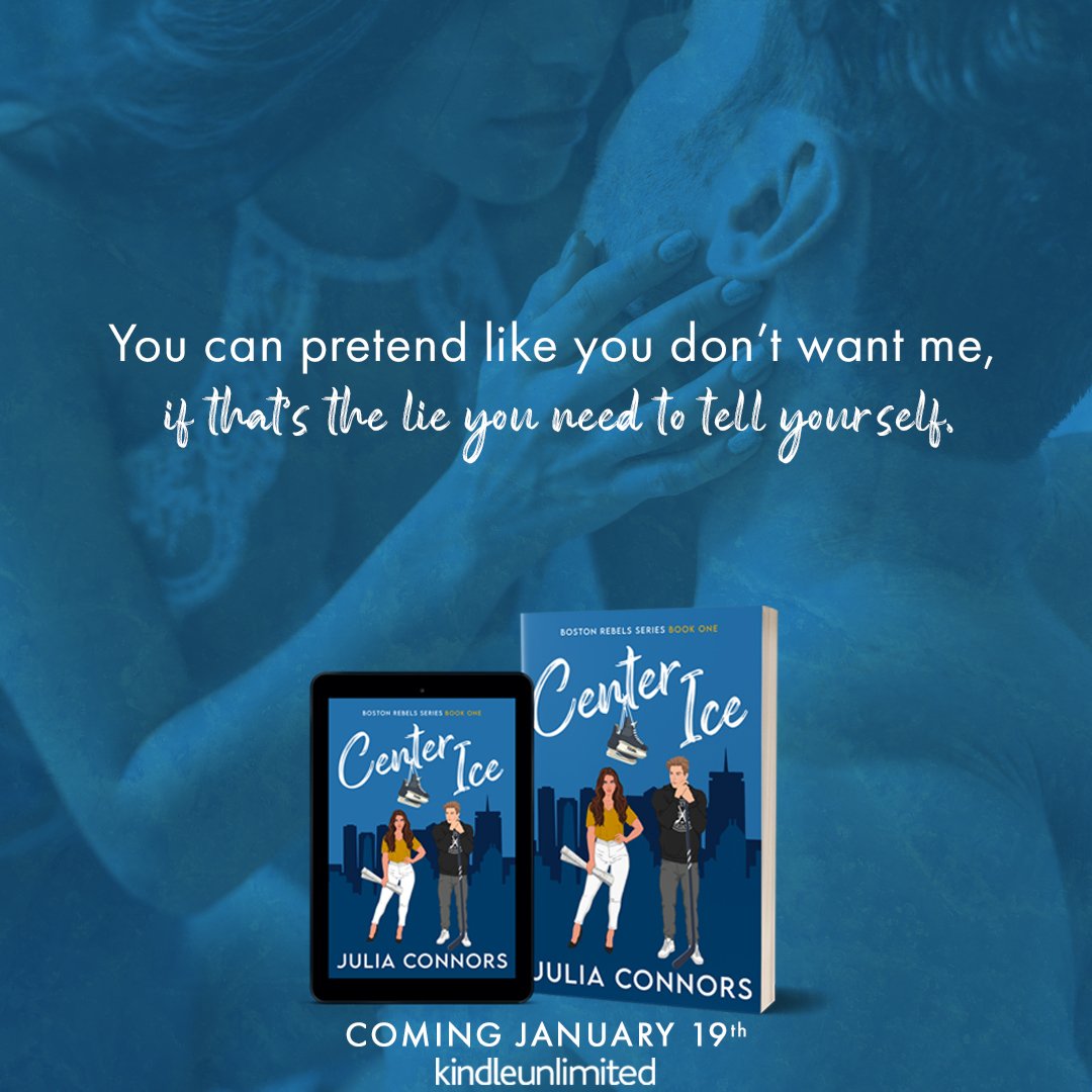 🏒TEASER REVEAL 🏒
𝐂𝐞𝐧𝐭𝐞𝐫 𝐈𝐜𝐞 by Julia Connors is releasing on January 19, 2024!!! 

Pre-order now! mybook.to/centerice
Goodreads: tinyurl.com/CenterIceJC

#CenterIce #bostonrebels #sportsromance #hefallsfirst #secretbaby #singlemom #juliaconnors #wordsmithpublicity