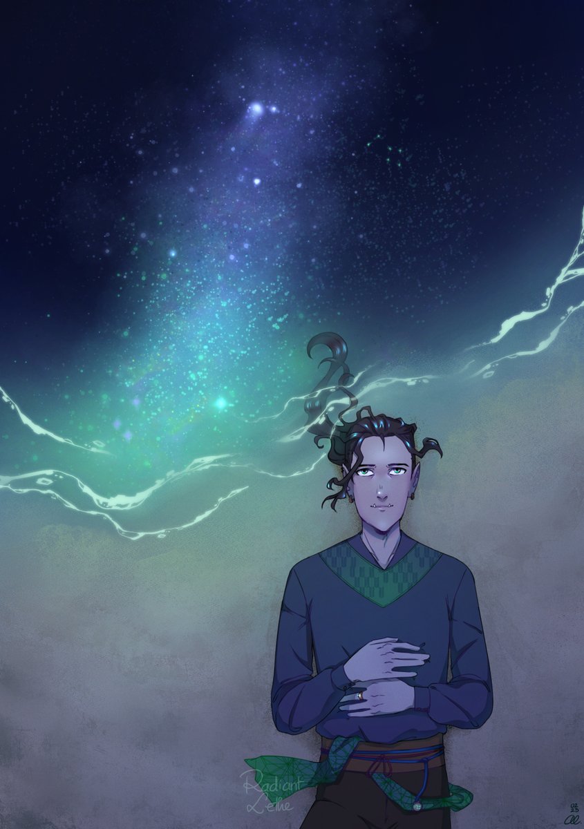 moondustcat's tweet photo. Hello #PortfolioDay!

I'm Catarina, an illustrator from (currently cloudy) Portugal.

If I could draw characters and starry backgrounds all day, I would. https://t.co/5BHuCs3070