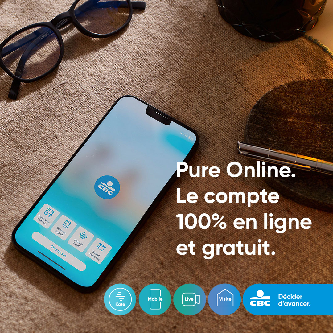 Le Compte Pure Online CBC reste gratuit ! Vous souhaitez en savoir plus sur nos offres de comptes et leurs avantages ? Retrouvez toutes les informations sur notre site 👉 bit.ly/3RO6nGF