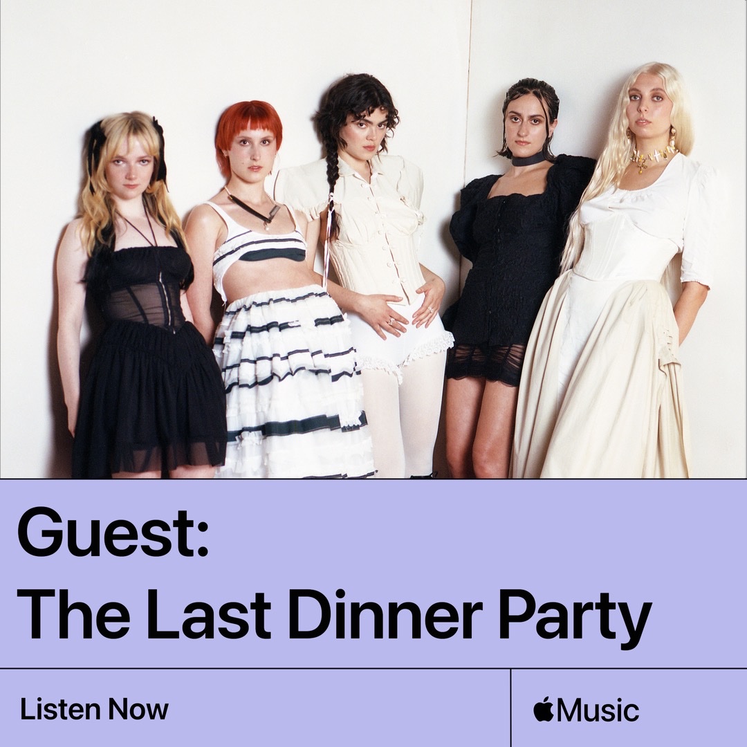 First guests of 2024 are @lastdinnerparty - the band are on live with me now on @AppleMusic 1 💥 Listen! 🎧 apple.co/matt