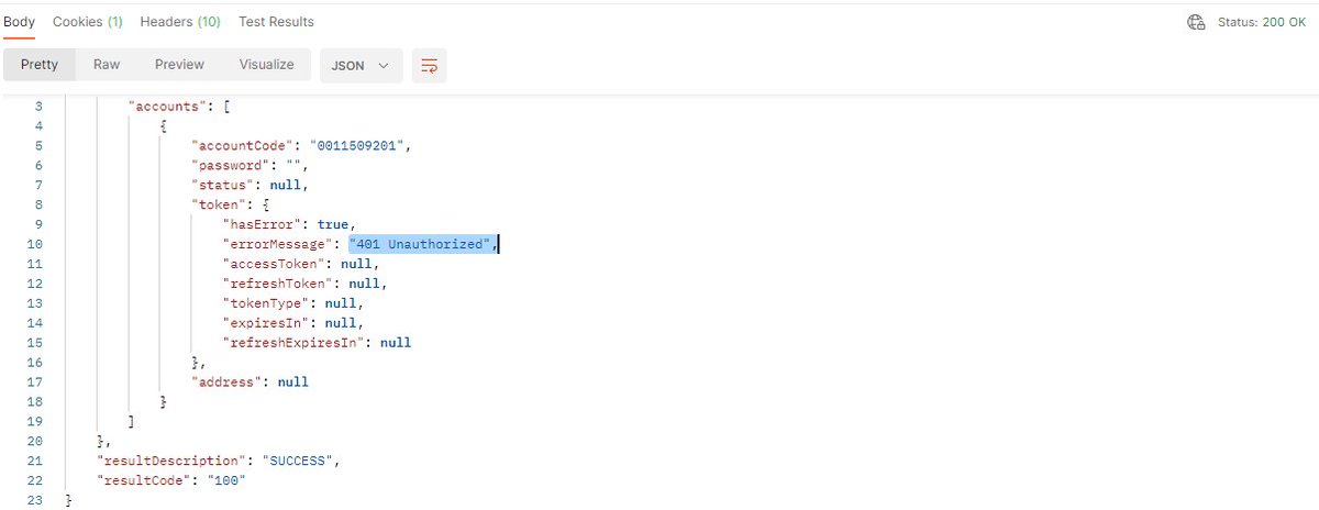 Örnek bir yazılımcı API response
