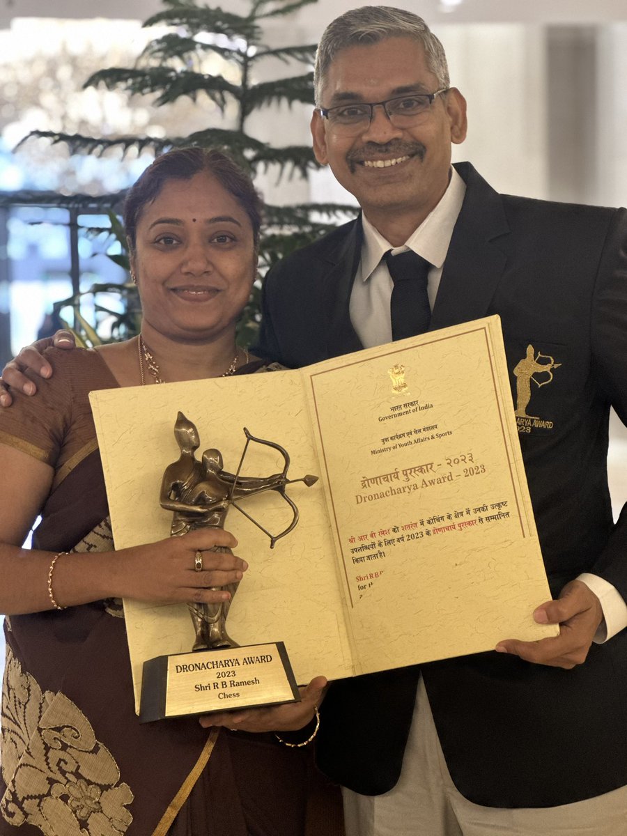 With my first student! <a href="/Aarthieramesh/">Aarthie Ramesh</a> was my first student back in 1998. She won World under 18 girls championship in 1999. The event that made me a chess coach. She has been my backbone and my breathe since then. Ever grateful for what you have endured to give me the space to be