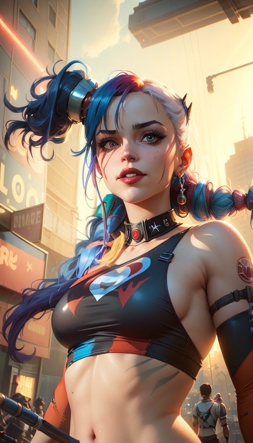 0xAnna1's tweet photo. Jinx x Harley Quinn https://t.co/VptxP8OoSm
