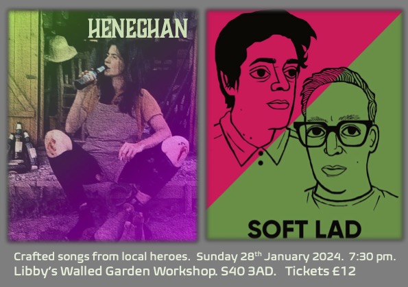An intimate gig in lovely surroundings in Chesterfield this month with Heneghan. Tickets are both essential AND limited! Imagine how sad you'd be if you weren't there? X

Tickets: 
wegottickets.com/event/604609?f…