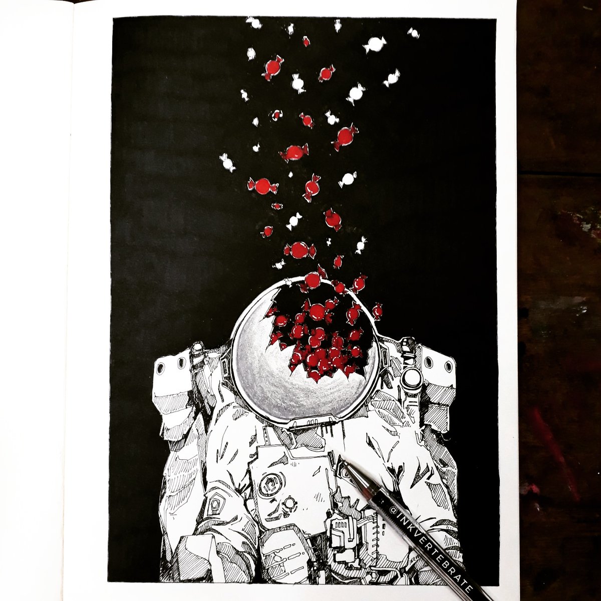 Inkvertebrate's tweet photo. I try. #PortfolioDay https://t.co/vBTnbAtR3j