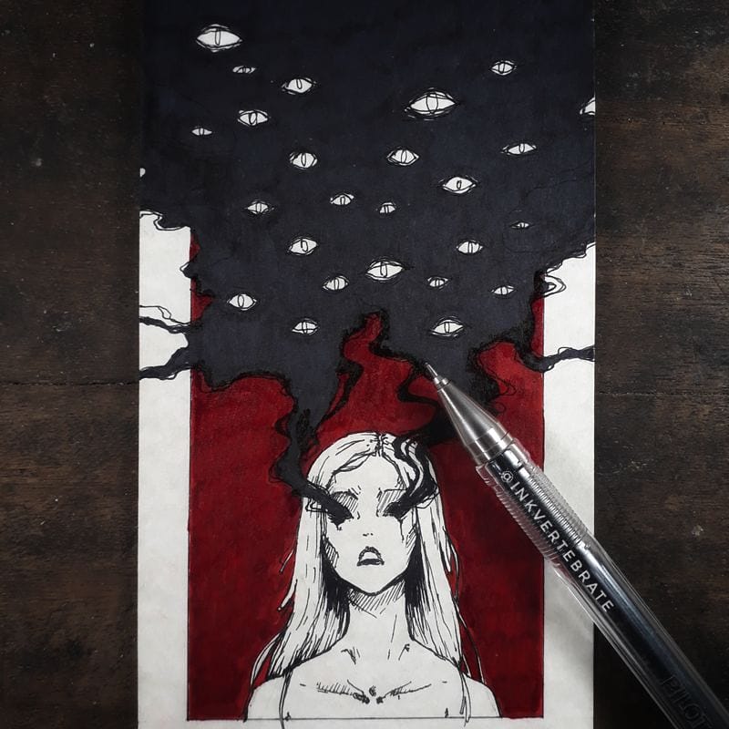 Inkvertebrate's tweet photo. I try. #PortfolioDay https://t.co/vBTnbAtR3j