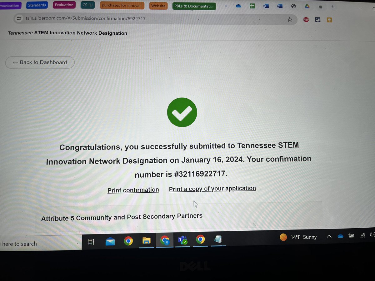 RoseHillRaiders's tweet image. Working While Snowed In: Putting the Finishing Touches on our STEM Designation Application!! 
#STEMpossible #UNstoppable @TiffanyGreen08 @JMCSchools @JMCSSInnovation @suptking @theTSIN
