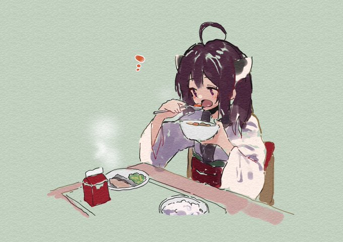 「holding chopsticks rice」 illustration images(Latest)