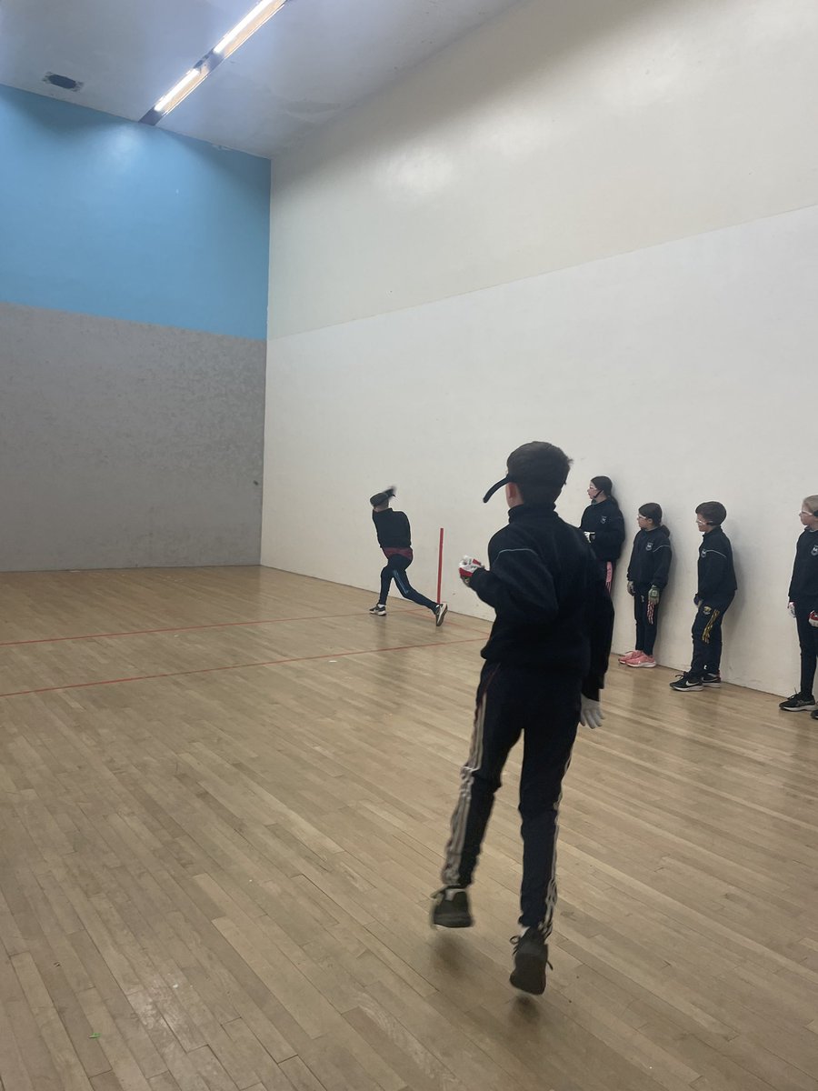 SNMFerns1's tweet photo. Getting ready for the @RackardLeague handball this week. Great excitement for the competition to come over the next three days. Good luck to all schools  involved! https://t.co/CZlBnxdyZw