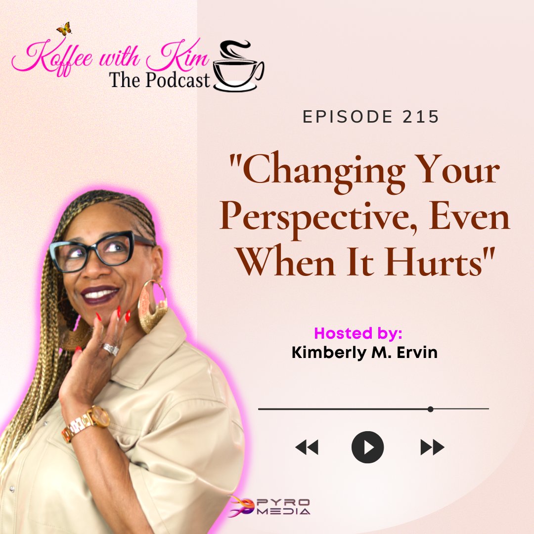 pyromedianet's tweet image. NEW EPISODE ALERT!
Ep 215 | "Changing Your Perspective, Even When It Hurts"

LINK: koffeewithkim.castos.com/episodes/chang…

#KoffeeWithKim #PyroMediaNetwork #Honest #Open #Tranparent #BlackFemalePodcast #BlackWomenPodcasts #MentalHealth #CareerChange #ChangingPerspectives #Perspective