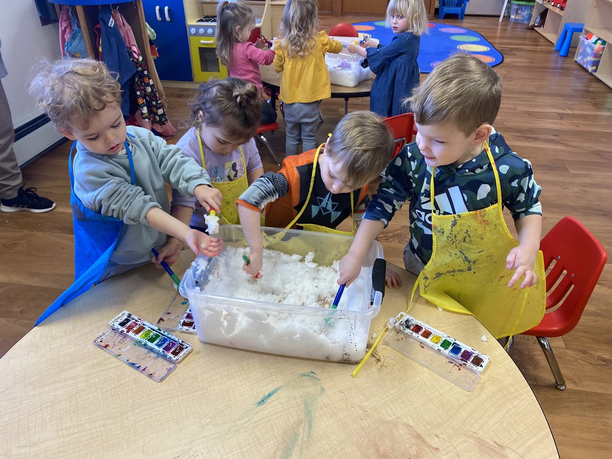 What better to do on a snowy day, than snowy activities? Our 2’s class had a blast with our snow centers today.❄️ <a href="/CCLSChargers/">CCLS - St. Louis</a>