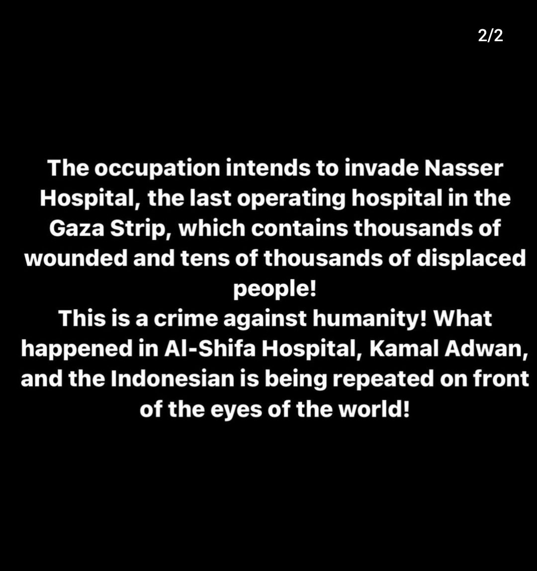 ChaoticBonney's tweet photo. Bisan's instagram post from a few minutes ago. She is begging us to share it and talk about it. https://t.co/h4ImrKEhCU
