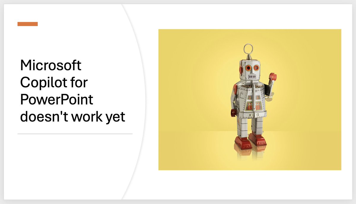 1/8 Copilot for <a href="/Microsoft/">Microsoft</a> <a href="/Office/">Microsoft Office</a> came out today. As a reformed CTO and fan of @GitHub Copilot, I love the idea and gave it a spin. 

TL;DR: It's a mess and not anywhere close to adding value. 

A thread🧵.