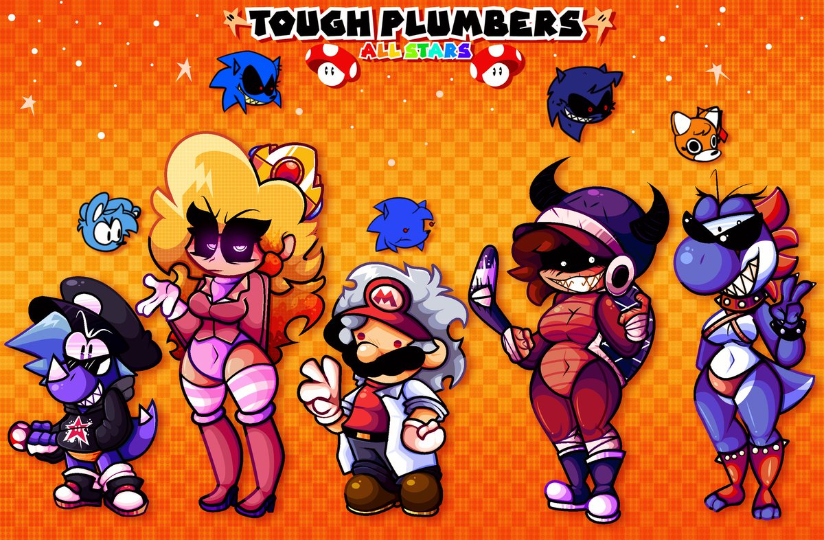 M4ri0Arts's tweet photo. 🍄Tough Plumbers ALL STARS🍄

✨🏵️(Slutty Hedgehogs Collection MARIO MIX) 🏵️✨

#HedgehogsSluttySWEEP #FNF #Mariomix https://t.co/9YPOVSrycM